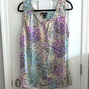 Lane Bryant Purple Blue Sleeveless Tank Top